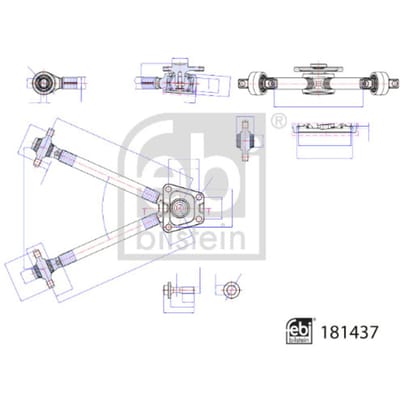 Draagarm, wielophanging FEBI BILSTEIN 181437