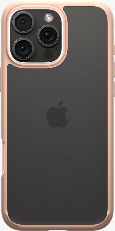 Spigen Ultra Hybrid Hoesje Geschikt voor Apple iPhone 16 Pro Max - Back Cover met Air Cushion - Roze
