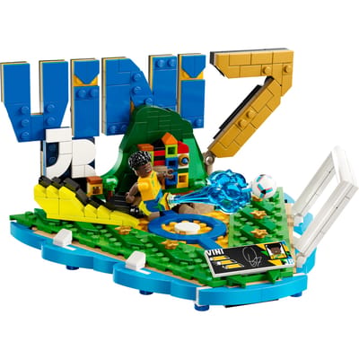 LEGO Editions - Vini Jr. – Voetbalhoogtepunten Voetbal Bouwpakket voor Kinderen - 43027