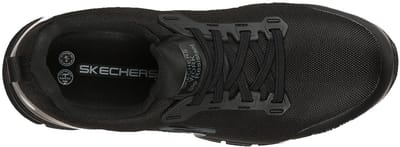 Skechers Dames Work SURE TRACK - Jixie Alloy Toe Werkschoenen Sneakers 108041EC Zwart