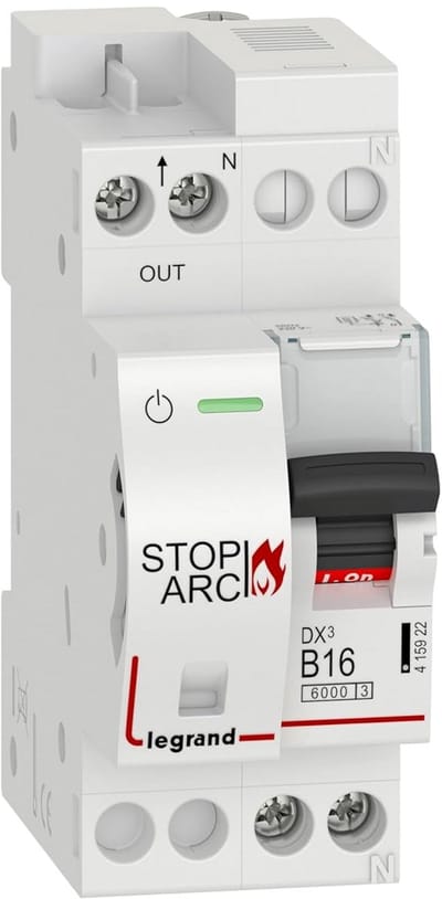 AFDD LS-Schakelaar B16 1P+N 6kA voor Elektrische Beveiliging