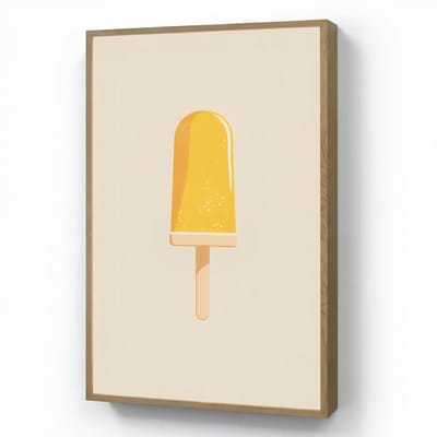 Wandlamp 70x100 cm - Oplaadbaar - Oranje - Stokje - Waterijsje - Wandlampen binnen woonkamer - Slaapkamer lamp - Decoratieve nachtlamp - Vloerlamp draadloos