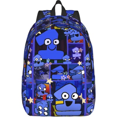 BFDI Cartoon Rugzak voor Mannen Vrouwen Mode Student Wandelen Reizen Dagrugzak Laptop Schoudertas met Zak S