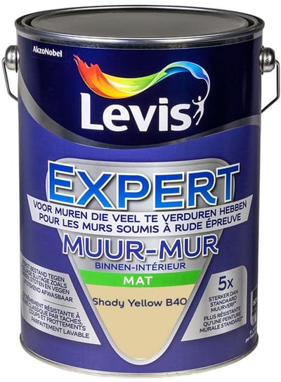 Levis - Expert Muur Binnen Mix - Shady Yellow B40 - Mengverf - 5 L