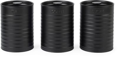 Russell Hobbs Ribbed 3-delige voorraadbussenset - Zwart