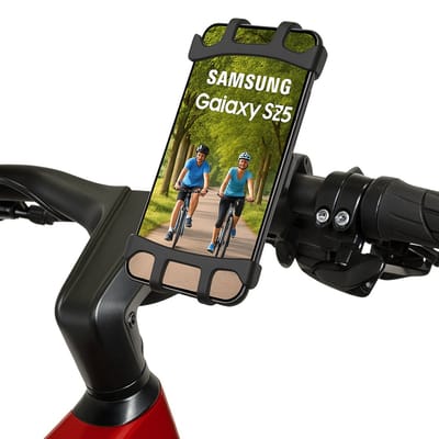 Telefoonhouder Fiets | Fietshouder Telefoon | Schokbestenndige telefoon houder voor smartphones scooter | Universeel | Fietshouder | Telefoon Houder | Steun | Houder Fiets Telefoon