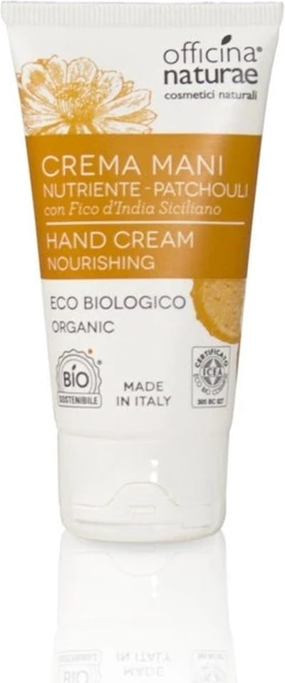Patchouli Voedende Handcrème 50 ml - voedende behandeling voor de beschadigde huid - Met biologische grote klit, cactusvijg en groot kaasjeskruid extracten