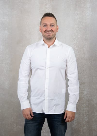 Lyle & Scott Tonal Eagle Easy Care Poplin Shirt