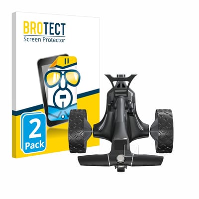BROTECT - Screenprotector voor Motocaddy M7 GPS Electric Trolley - Folie Beschermfolie transparant 2 Stuks