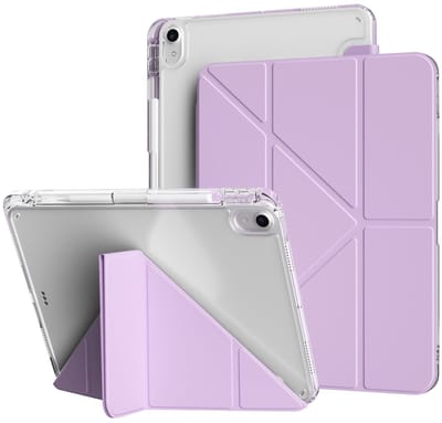 Mobiq - Origami Hoes geschikt voor iPad 10.9 inch 2022 - lavender grey