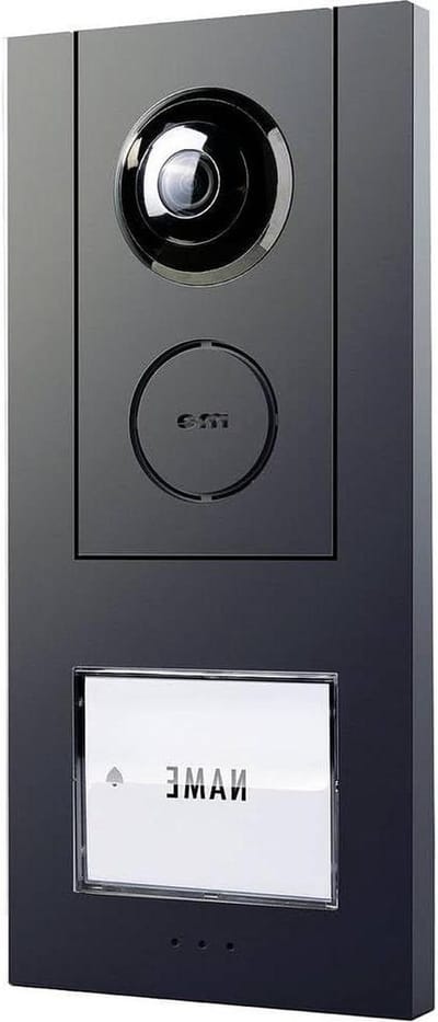 Buitenstation Deurintercom - Video Deurstation - Veilige Toegang - Lichtsensor - 14.5 cm - Antraciet