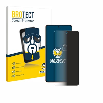 BROTECT - privacy screenprotector voor realme P4 Pro 5G - Folie Beschermfolie Blauwlichtfilter