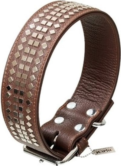 Karlie Halsband Vintage Bruin Met Motief