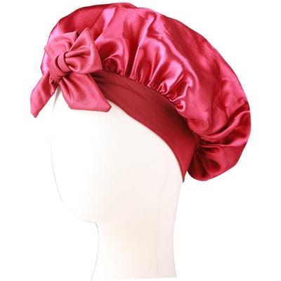 1 pièce de bonnets en soie pour enfants filles, Bonnet en soie pour enfants 3-10 ans, Bonnet en satin pour bébé pour dormir Respirant
