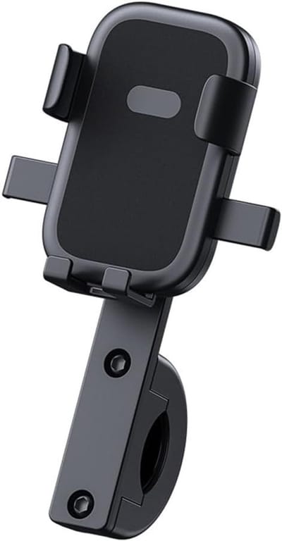 Telefoonhouder motor en fiets - stuurbevestiging - 360 graden draaibaar - magnetisch - voor fiets en motor