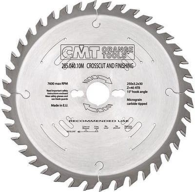 CMT Cirkelzaag HW 315x30x3,2 Z96 Aluminium, Composiet