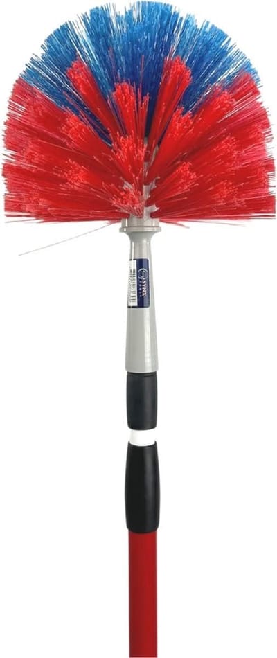 Verlengbare Duster met Telescopische Steel - Ideaal voor het Verwijderen van Stof en Spinrag