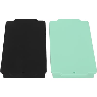 2 Stuks IJsblokjesbakjes Silicone Zacht Veilig Gemakkelijk Losmaken Ijsvorm met Afneembaar Deksel voor Thuisbar white