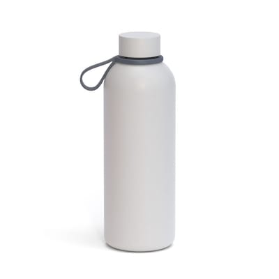 EKOBO Thermofles RVS Drinkfles 500 ml - grijs - Dubbelwandig Isotherm