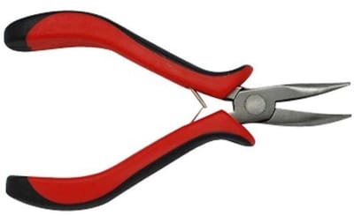Dailygoody - PandaHall 5.1 inch Carbon Steel Curved Nose Pliers - Voor DIY Sieraden Maken