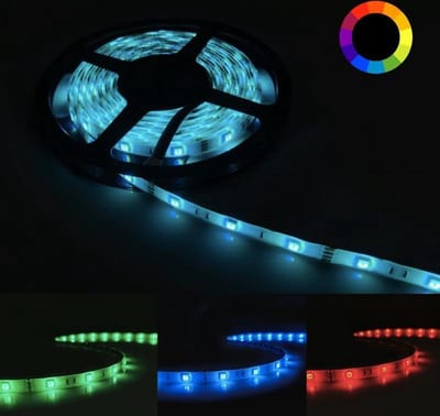 RGB LED strip 12V 5M 5050 IP44 30LED / m - RGB - Overig - 30 LED/m - IP44 - SILUMEN