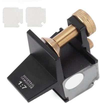 Dailygoods- Zwaluwstaartzaag Magnetisch - Aluminiumlegering - Nauwkeurigheid 1:7 - Zaaggeleider - Lichtgewicht 313 g - Verbeterde Precisie - Zaag