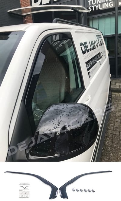 OEM Line Zijwindscherm set Windscherm Deflector Windabweiser Wind Deflectors Raam spoiler voor VW Volkswagen Transporter Multivan Caravelle T5 T5.1 T6 T6.1 (2003-2026)