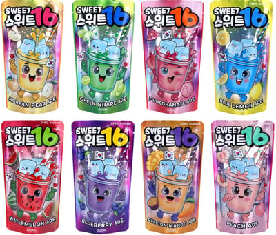 Sweet 16 Ade Zero Proefpakket 8 smaken - 8 x 20cl
