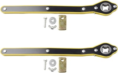 Auto Arbeidsbesparende Krik - Autoreparatiegereedschap Wielmoersleutel - Band Wisselen - Arbeidsbesparende Handgreep - 33 x 5 x 4 cm - Zilver