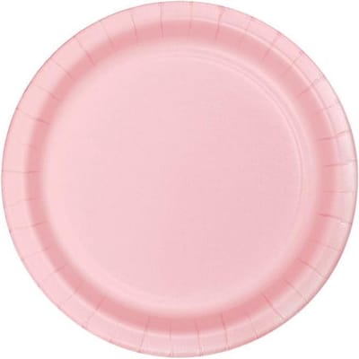 Bord lichtroze 23cm 8 stuks