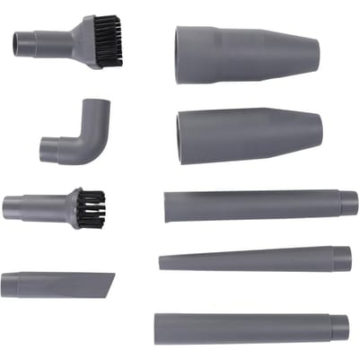 9 STUKS Multifunctionele Stofzuiger Accessoires Hoekborstel Plastic Mondstuk Set 32/35mm gray
