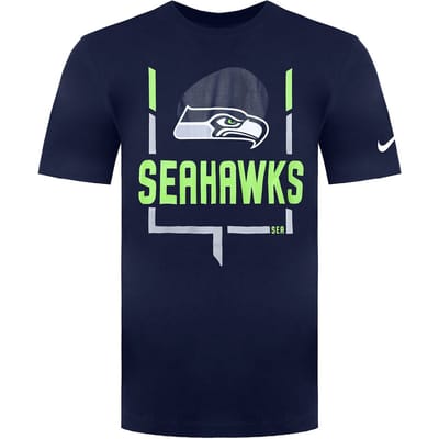 Nike NFL Seattle Seahawks Legend Goal Post Heren Navy T-Shirt
