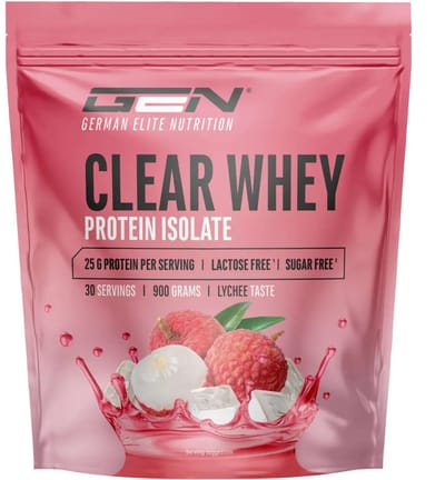 Clear Whey Isolaat - Eiwitshake - Proteïne Ranja - Lychee smaak - 30 Servings - 900 g - 24g proteïne per serving - Verfrissend proteïne shake