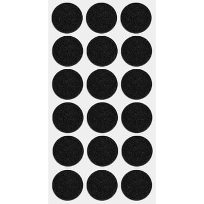 18/360 Stuks Vilt Stoelpootpads Rond Vierkant Vloerbeschermer Zelfklevend Meubel Tafelpoten Pad Bumper Antislip Meubelmat 90pcs(5 Sheet)