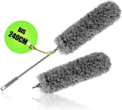 Famanu – 2 Stuks 70 cm kunstplanten klimop - kunstbloemen voor buiten - voor kantoor - decoratie thuis - tuinfeest thuis - bruiloft - donkerblauw