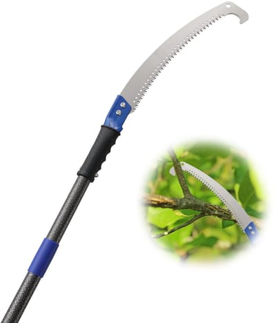 Allecto - Snoeizaag - Tuin Zagen - Efficiënt Snoeien - Blauw - Takken Zagen - Hout en Palmbladeren - Geschikt voor Bomen - Blauw