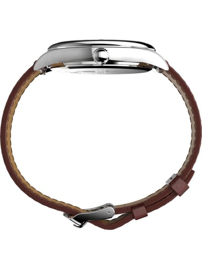 Timex Timex Legacy Kwarts Analoog Horloge Bruin Case: 100% Stainless Steel | Armband: 100% Leather 41 mm TW2W57200AJ, TW2W57300AJ, TW2W57400AJ