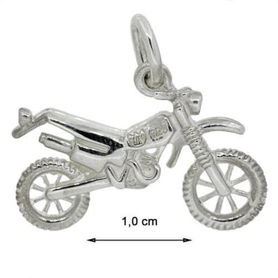 Blinx Jewels Zilveren Hanger Motorfiets