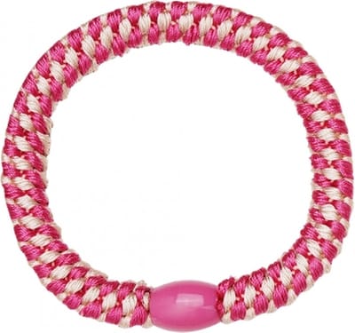 Hidzo Haarelastiekje - Elastiek & Armband - Roze/ Beige