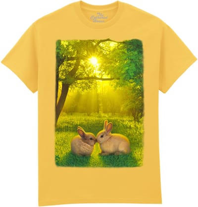 Konijnen Summer Love Bunnies The Coloured House T-shirt M