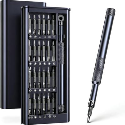 Complete 25-in-1 Precisie Schroevendraaierset met 24 Bits, Magnetisch en Geschikt voor Mobiele Telefoons, Tablets en Spellen