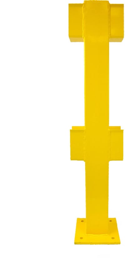 Middenpaal – U-houder balkmontage – Gegalvaniseerd - Geel - x x 3,5 mm- - Gegalvaniseerd staal - 3,5 mm - Voor binnen & buiten