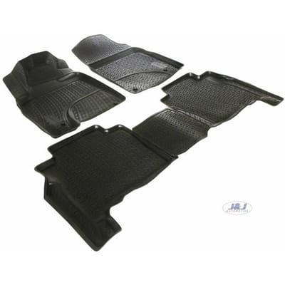 J&J AUTOMOTIVE | Tapis De Sol En Caoutchouc 3D Exclusive Pour Toyota Land Cruiser depuis 2008 noir