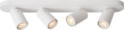 Lucide XYRUS - Plafondspot (Plafondlamp) - LED Dim to warm - GU10 - 4x5W 2200K/3000K - Wit