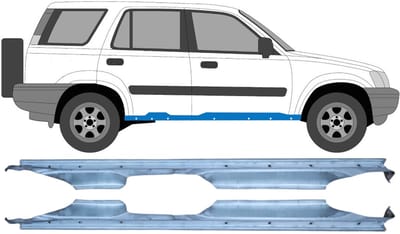 Volledige dorpel voor Honda CR-V 1995-2001 / Links + Rechts / Set