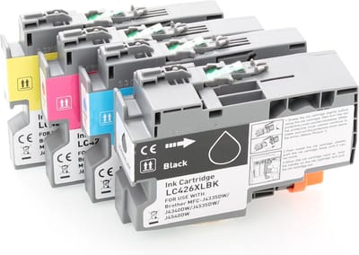 Colori huismerk set 4x inkt cartridge geschikt voor Brother LC426XLVAL MFC-J4335DW MFC-J4340DW MFC-J4535DW MFC-J4540DW