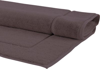 London Badmat Calla | 70 x 120 cm | Bruin / Paars | Katoen