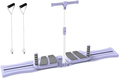 Pilates Board - Core Trainer - Buikspieren Trainen - Opvouwbaar Ontwerp - 6953 cm - Paars
