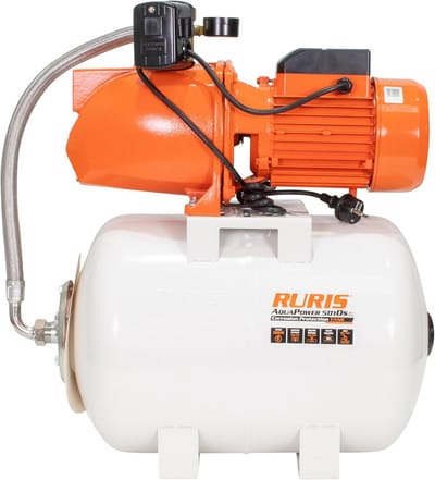 Krachtige Hydrofoorpomp met 50L Reservoir, 2200W, 9m Zuigdiepte en 70m Opvoerhoogte