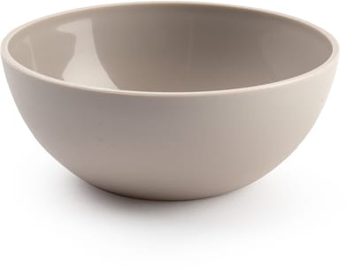 Plasticforte kommetjes/schaaltjes - dessert/ontbijt - kunststof - D17 x H7 cm - taupe - BPA vrij